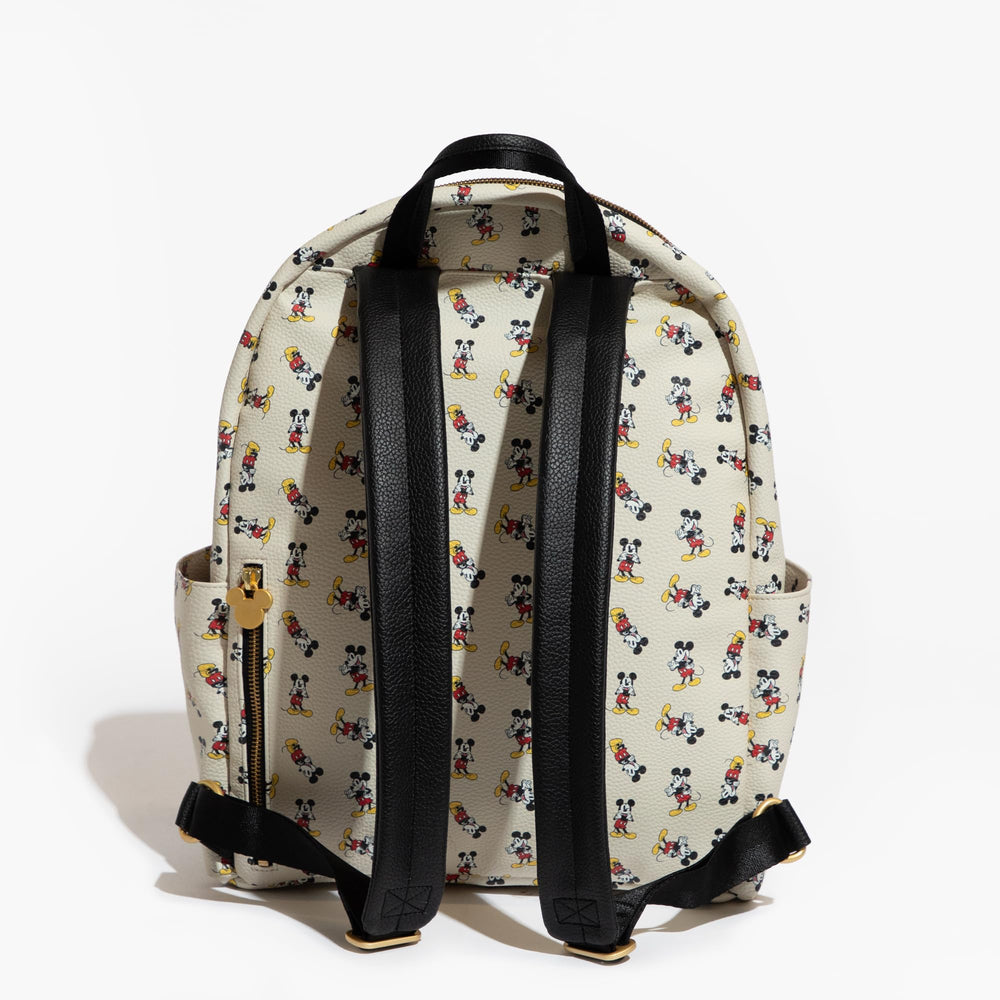 Freshly Picked Mickey Retro diaper compartments interior for organized diapering on the go.