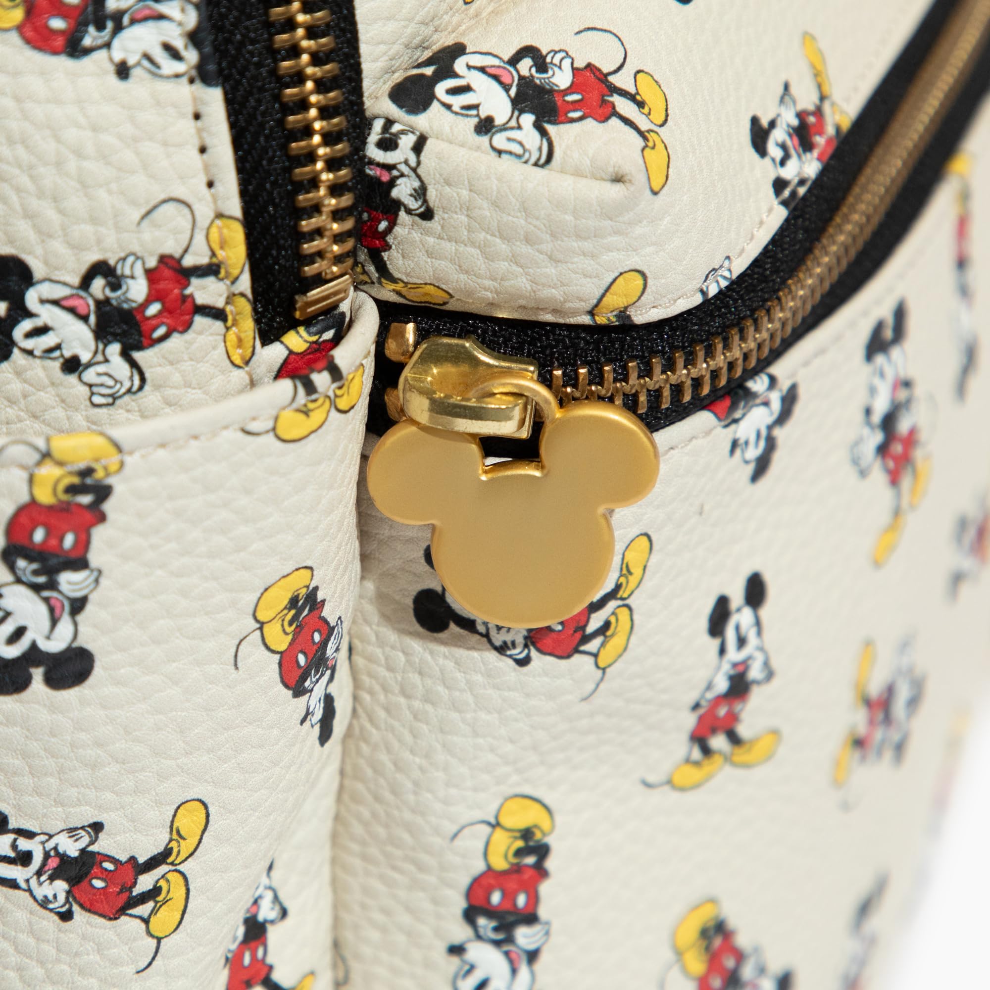 Freshly Picked Disney Retro Mickey bottle pocket supports on-the-go feeding and hydration.