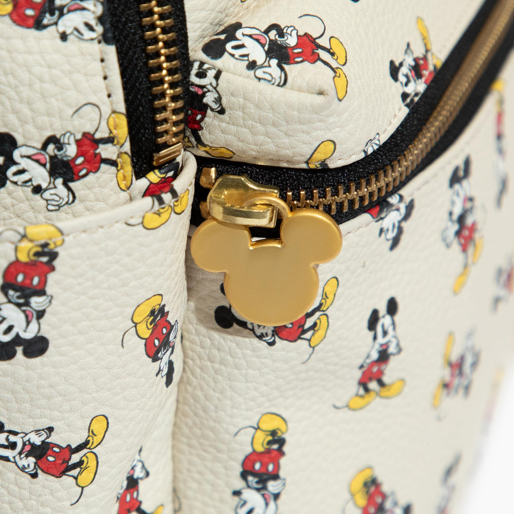Freshly Picked Disney Retro Mickey bottle pocket supports on-the-go feeding and hydration.