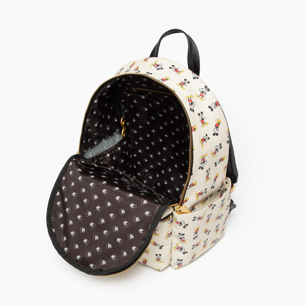 Freshly Picked Disney Retro Mickey strap detail shows comfortable, adjustable wear for long days.