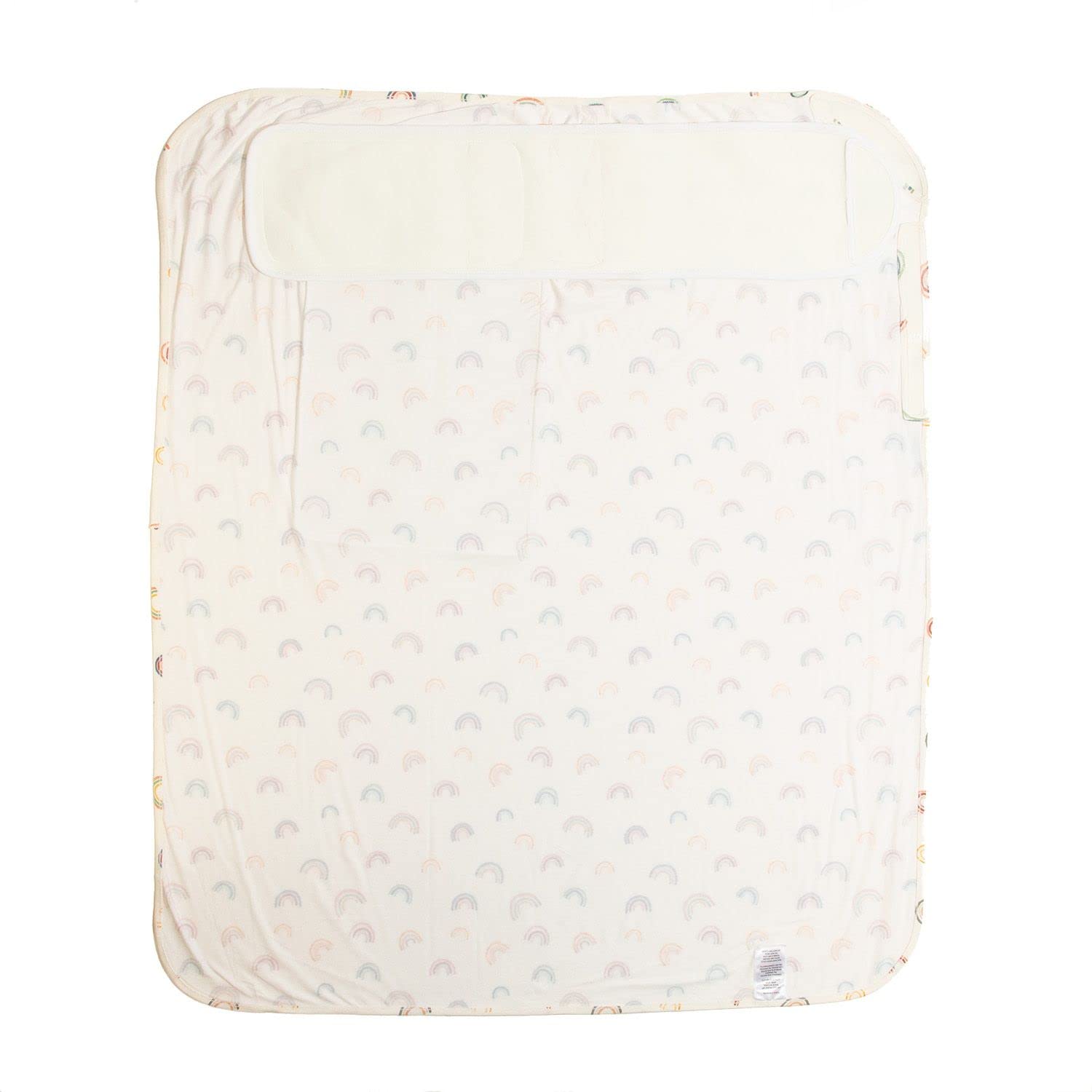 Freshly Picked swaddle blanket baby sleeping, quiet closure supports overnight rest through diaper changes