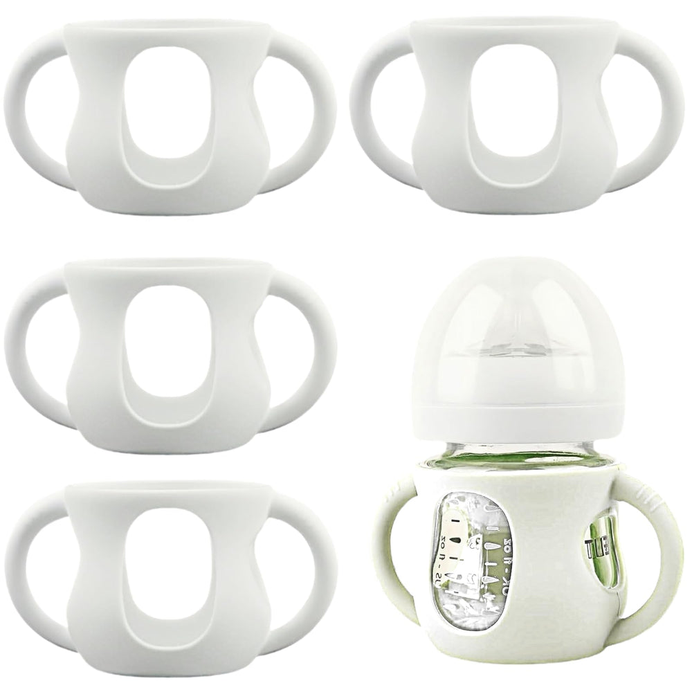Frezonika Avent 4oz silicone sleeve secures the bottle for drop protection.