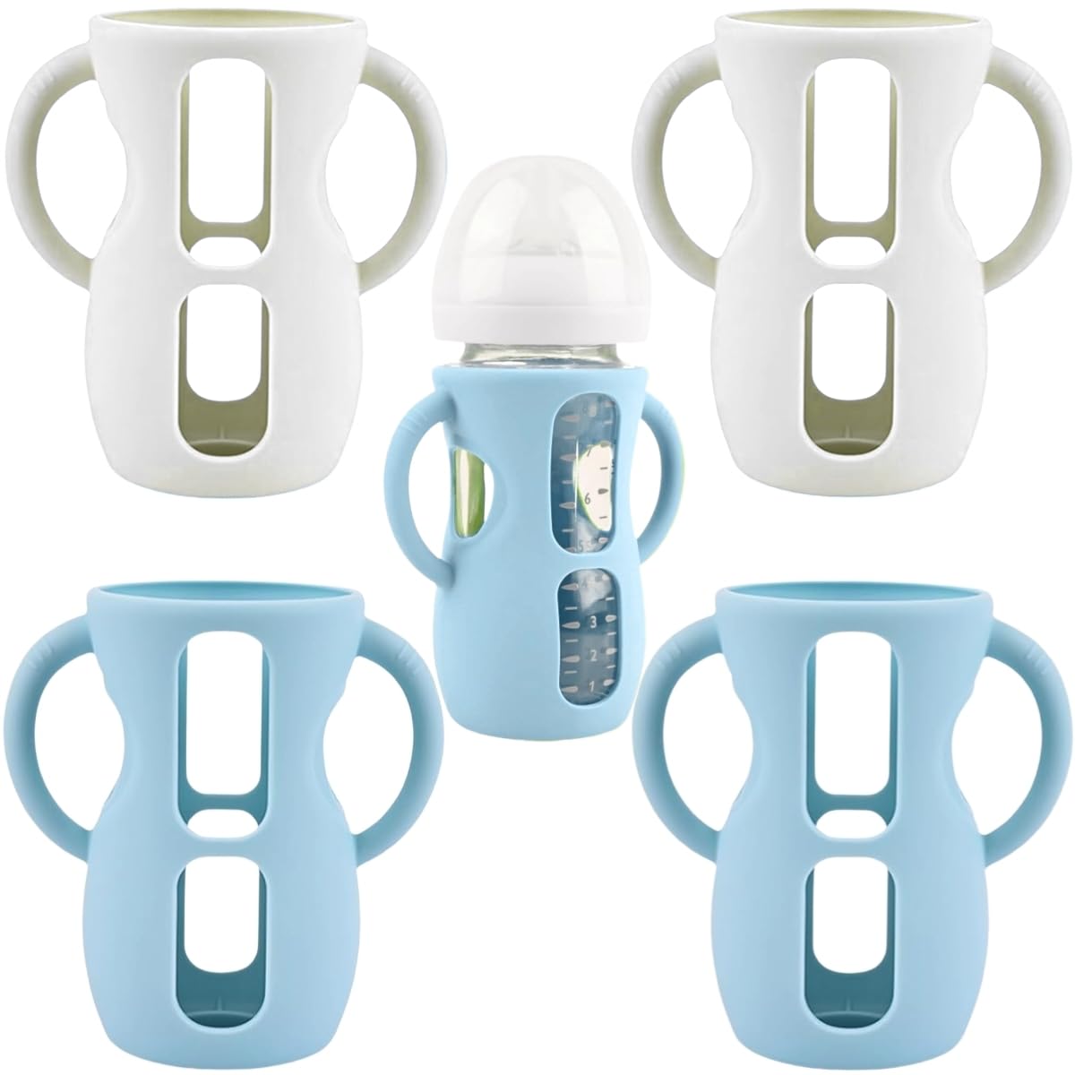 Frezonika Avent 4oz silicone sleeve for improved grip and drop protection.