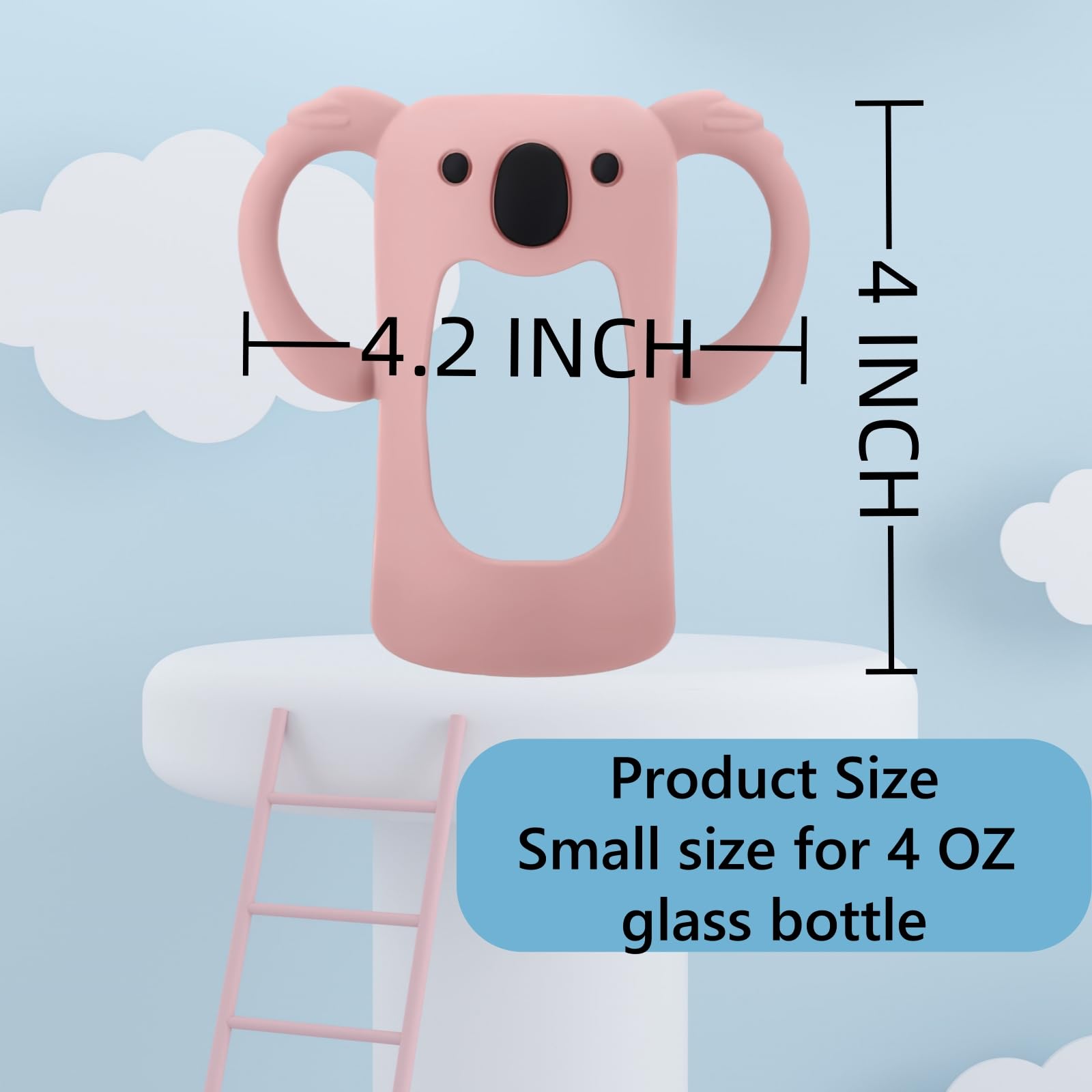 Frezonika koala sleeve helps babies hold bottles more securely.