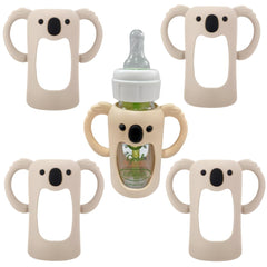 Frezonika koala sleeve on a narrow bottle improves grip and charm.