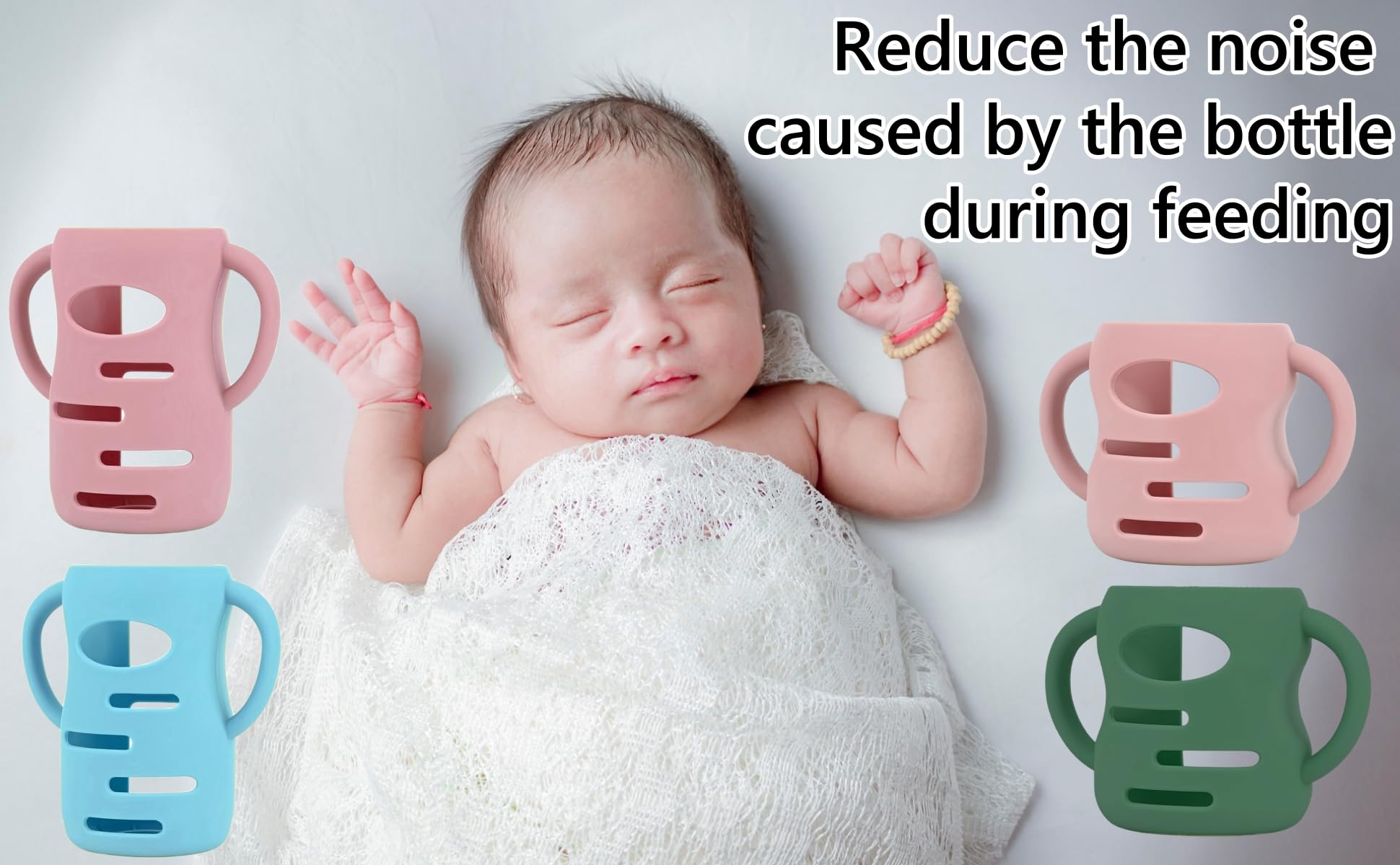 Frezonika silicone handles provide secure grip for tiny hands during feeding