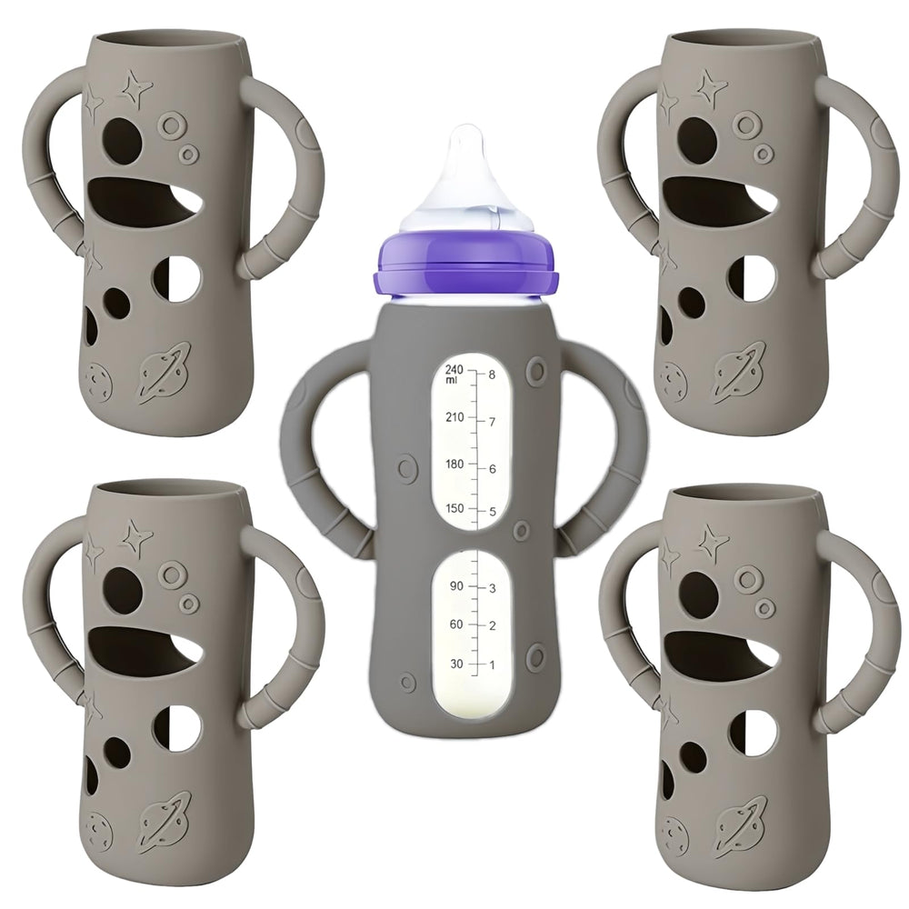 Frezonika silicone sleeve for Lansinoh 8oz bottle provides secure fit and extra protection.
