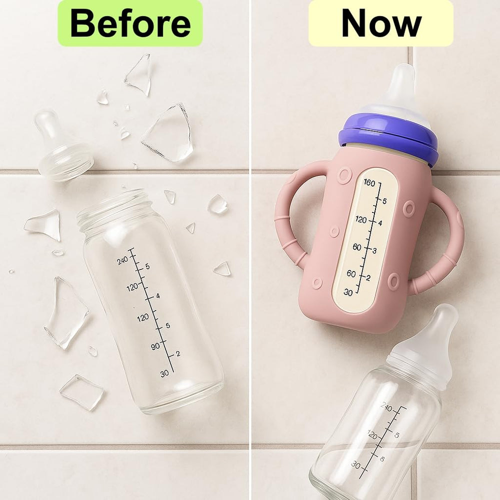 Frezonika sleeve with measurement window shows milk level at a glance.