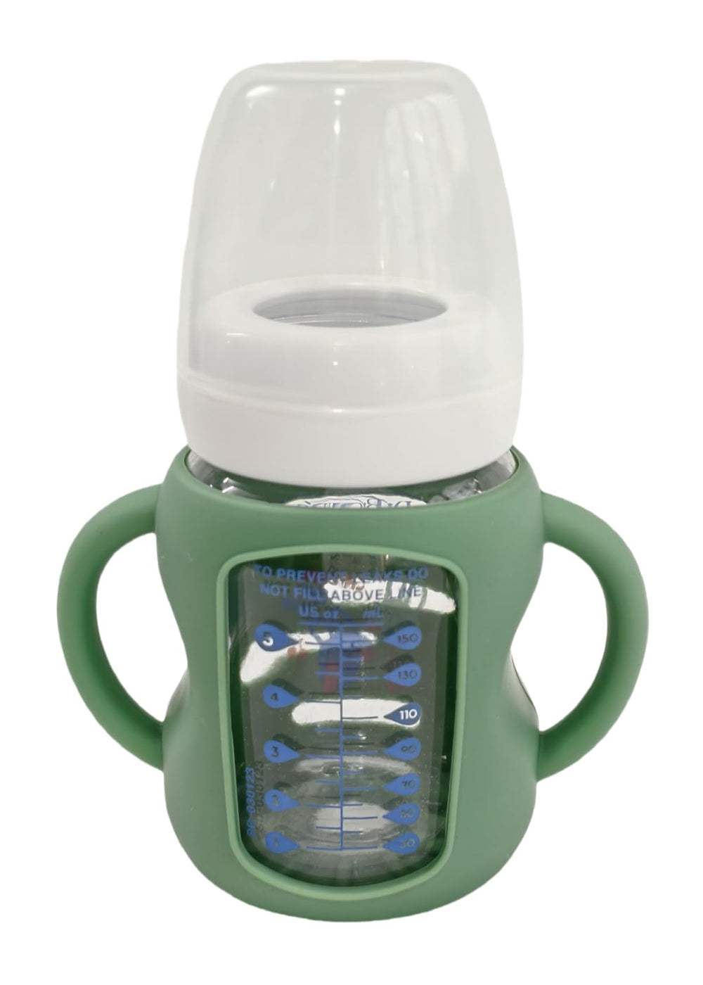 Three-pack set in green for versatile bottles.