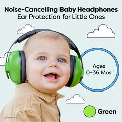 Friday 7Care noise cancelling baby headphones in side view highlighting cushioned comfort.