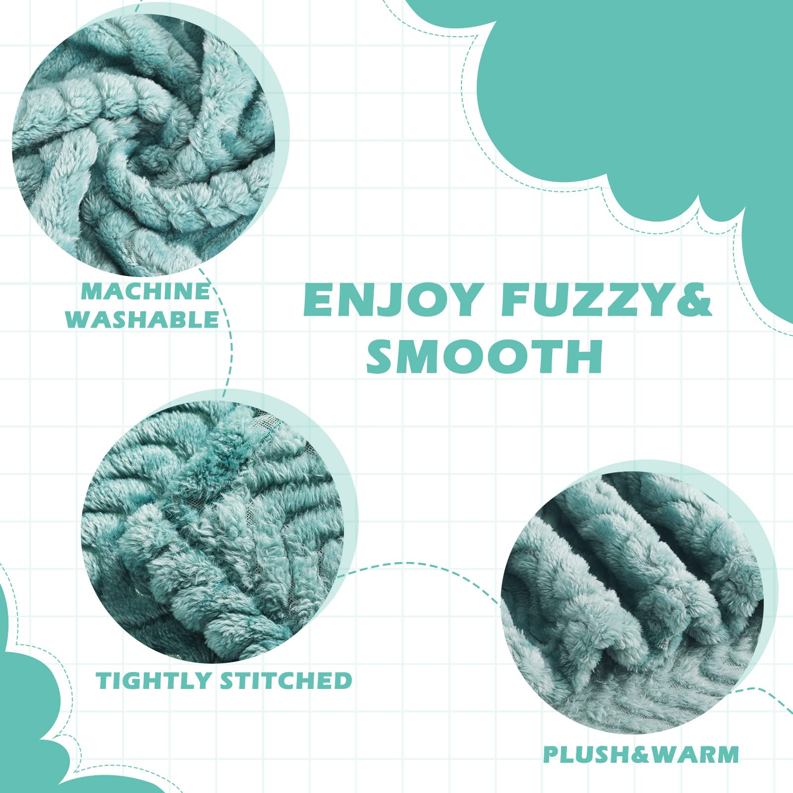 Frienda baby blanket shown on stroller for travel warmth