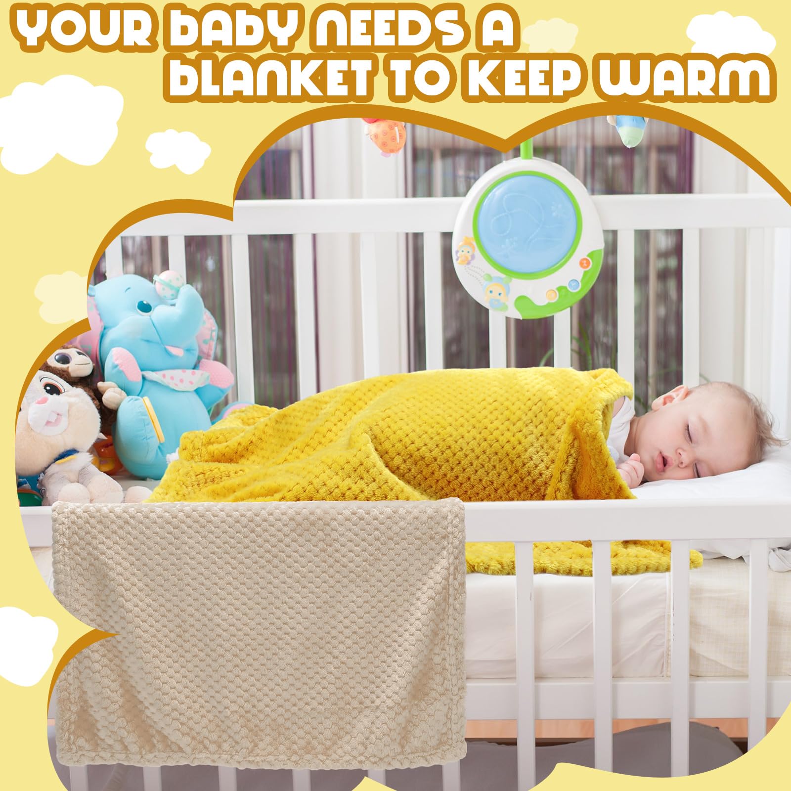 Machine-washable Frienda blanket retains softness after washing.