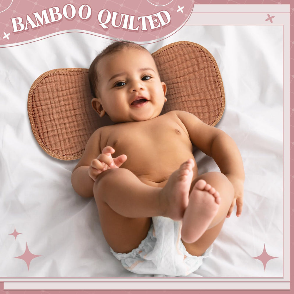 Frienda gift-ready burp cloth set, ideal for baby showers and new parents.