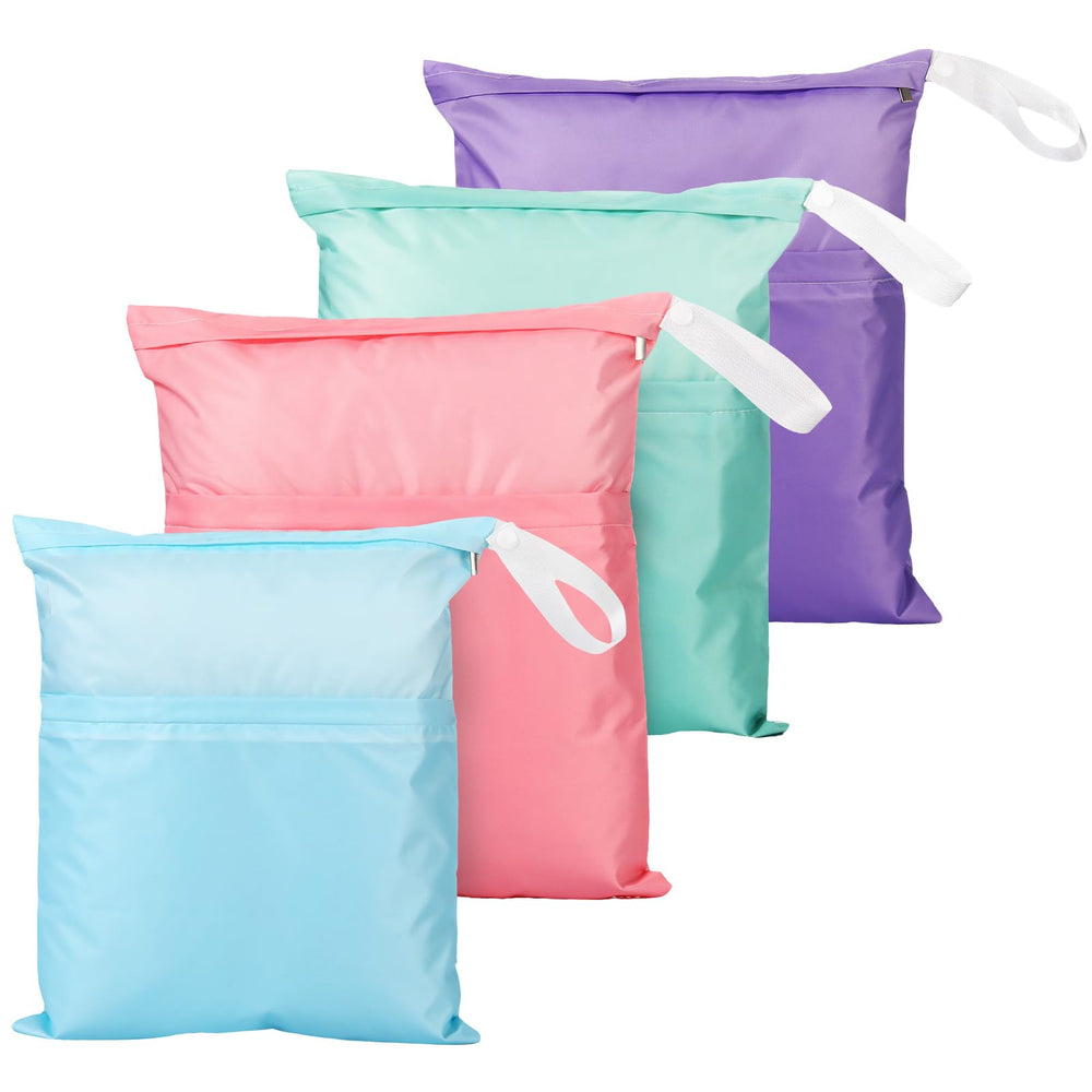 Frienda Macaron wet dry bag collection in four colors for versatile travel organization.