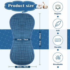 Frienda muslin burp cloth multicolor set ideal as bib or wipe.