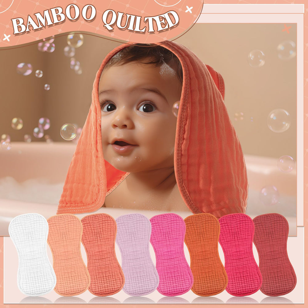 10x20 inch Frienda burp cloth near changing table for broad coverage.