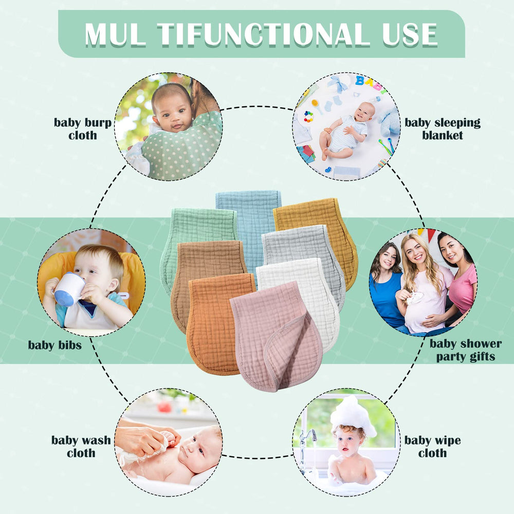 Frienda soft muslin cloths deliver breathable comfort during feeds.