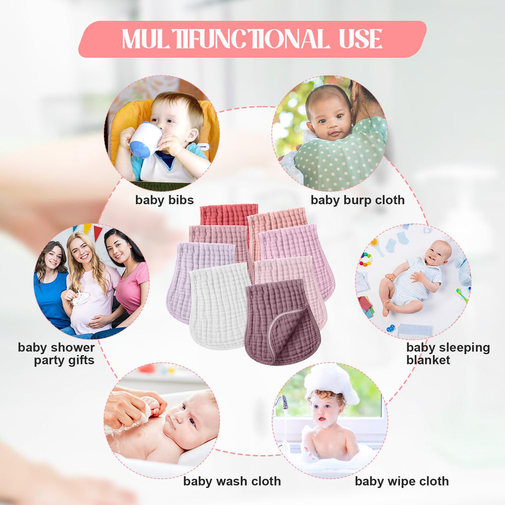 Frienda soft skin-friendly muslin texture gentle on newborn skin