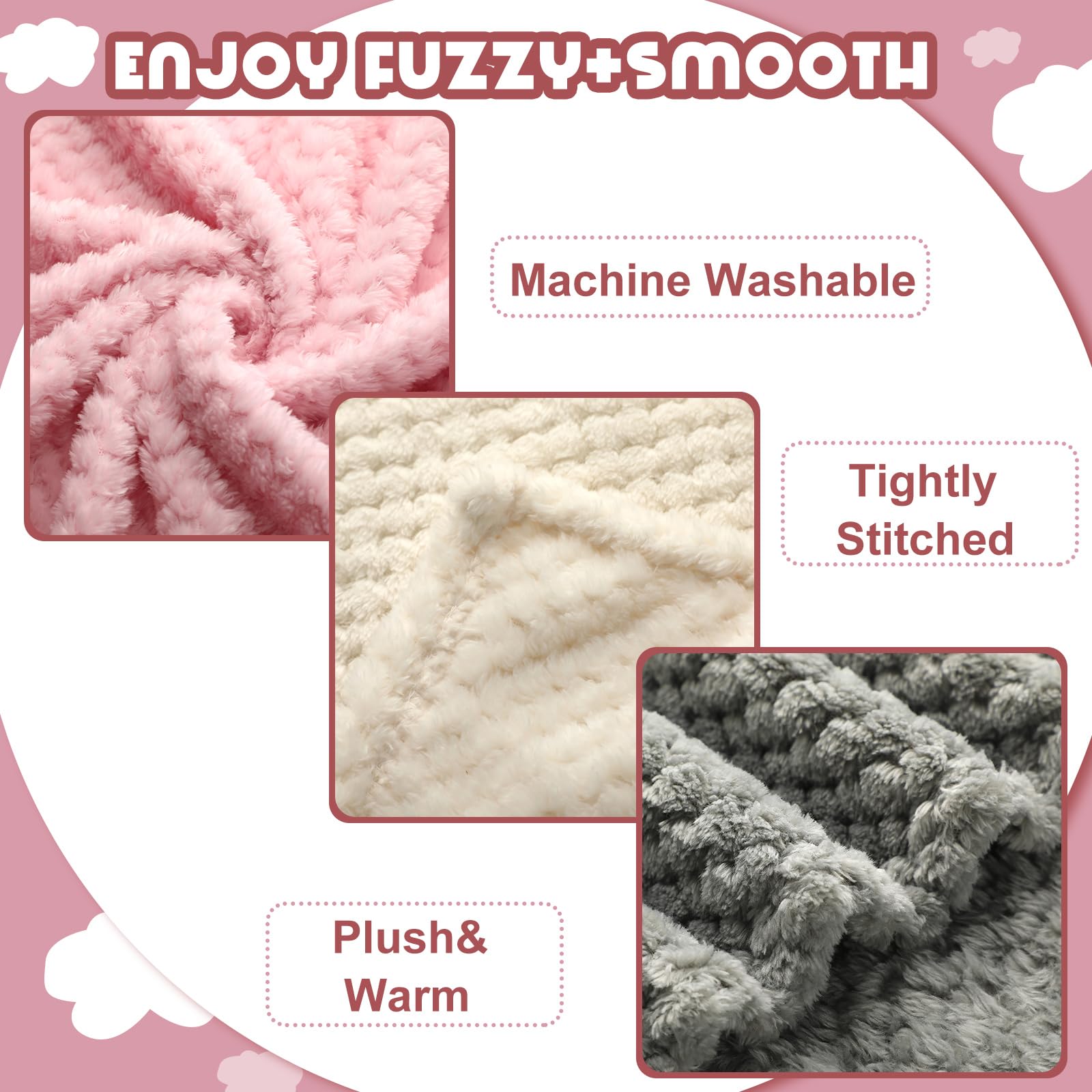 Frienda washable blanket stays soft and retains shape after washing