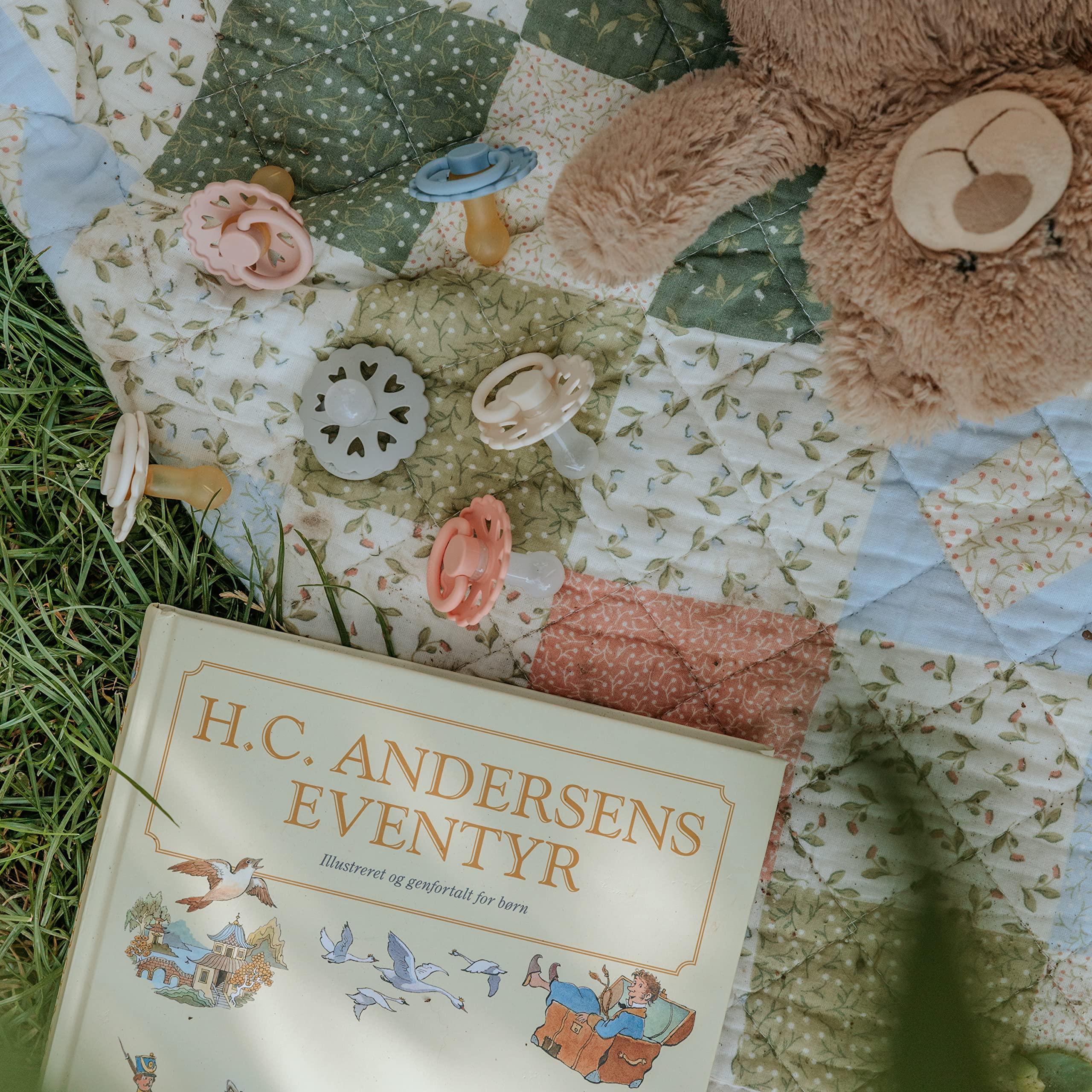 Frigg Andersen Fairytale Denmark origin label emphasizes Nordic craftsmanship and design quality.