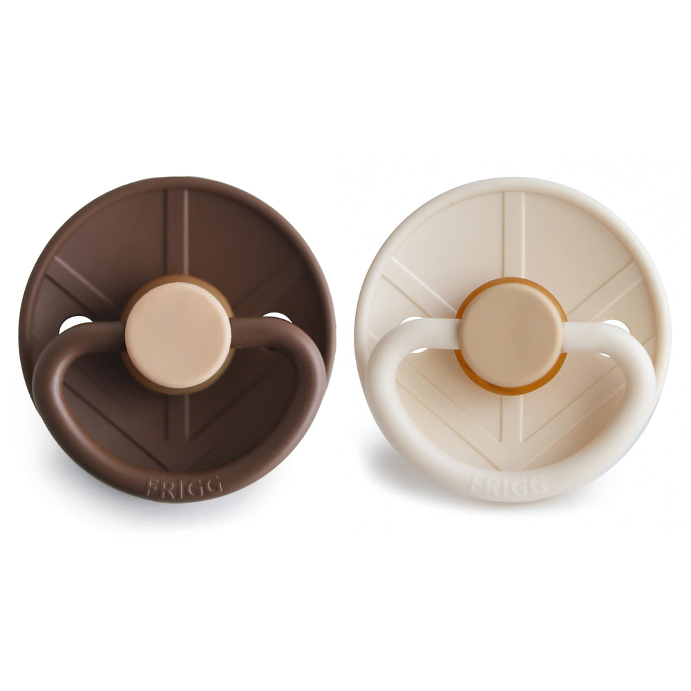 FRIGG Little Viking pacifier showing air-hole design for breathability