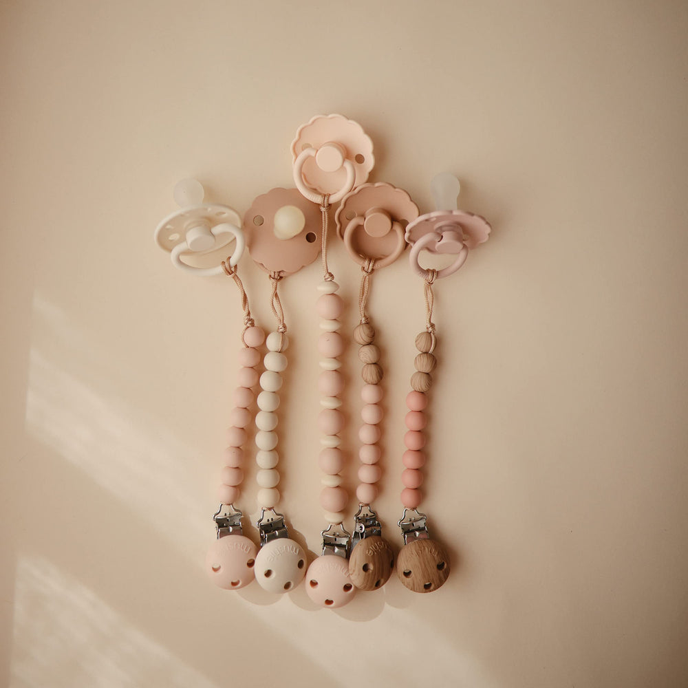 Frigg Moon SilkySoft blush and cream colorway for baby essentials