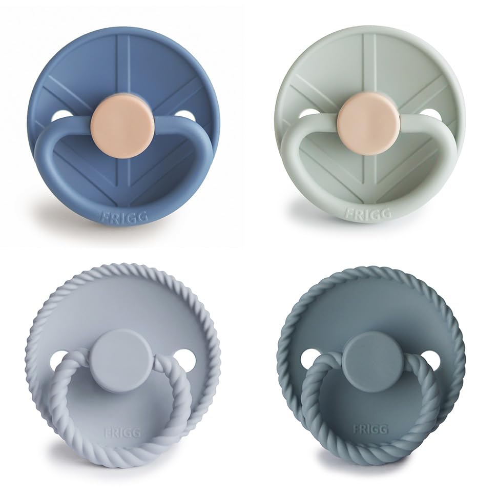 Frigg SilkySoft pacifier with click-lock system for secure assembly