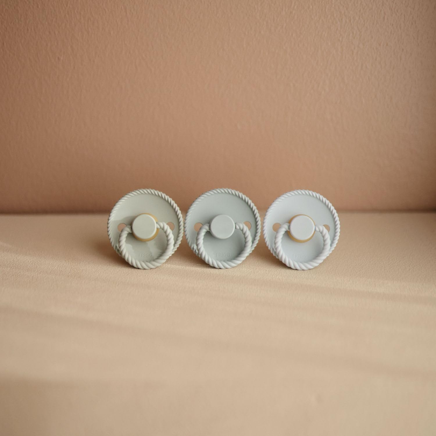 Frigg SilkySoft four-pack in soft Skyline Serenity colors for coordinating baby gear aesthetics