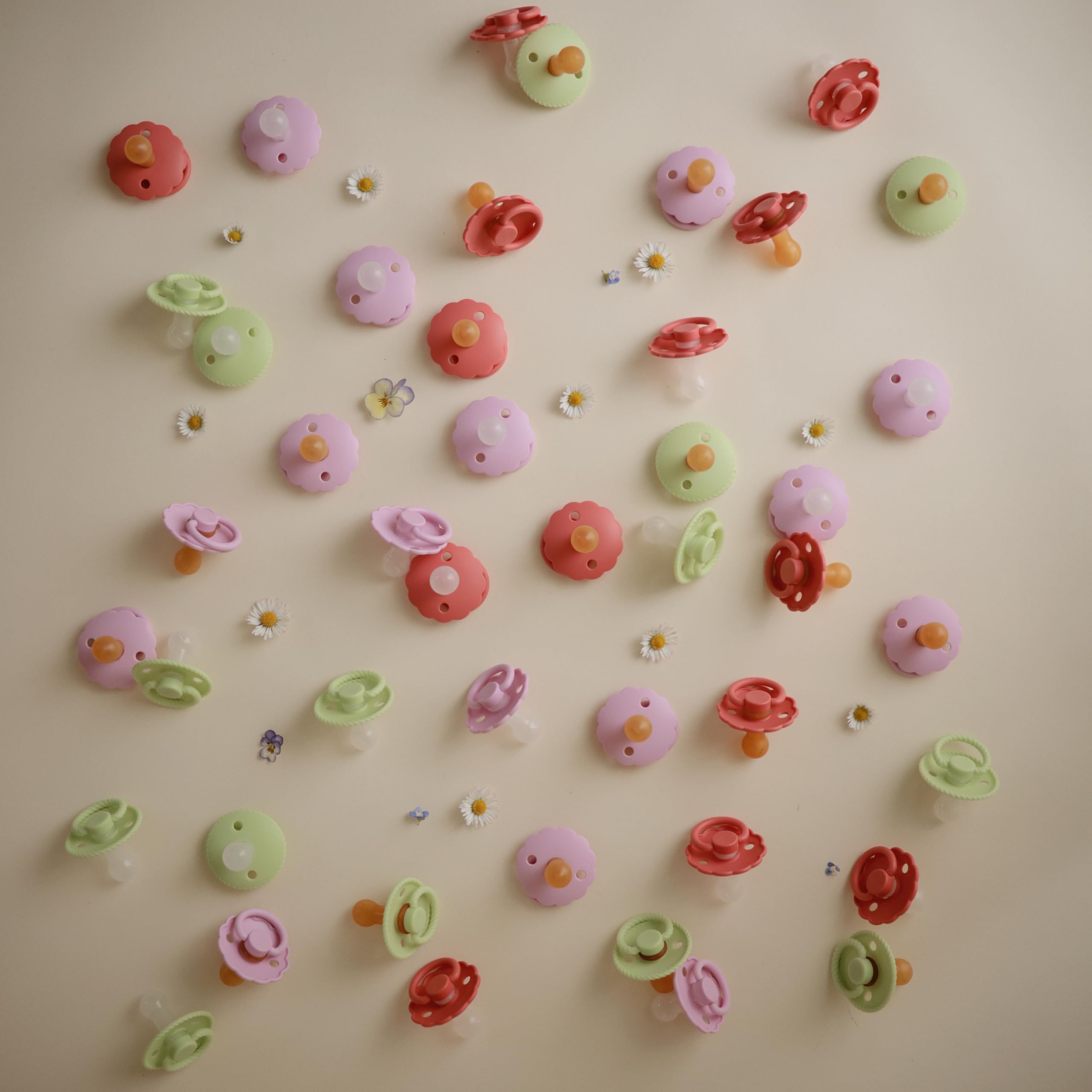 Frigg soft color collection complements baby essentials.