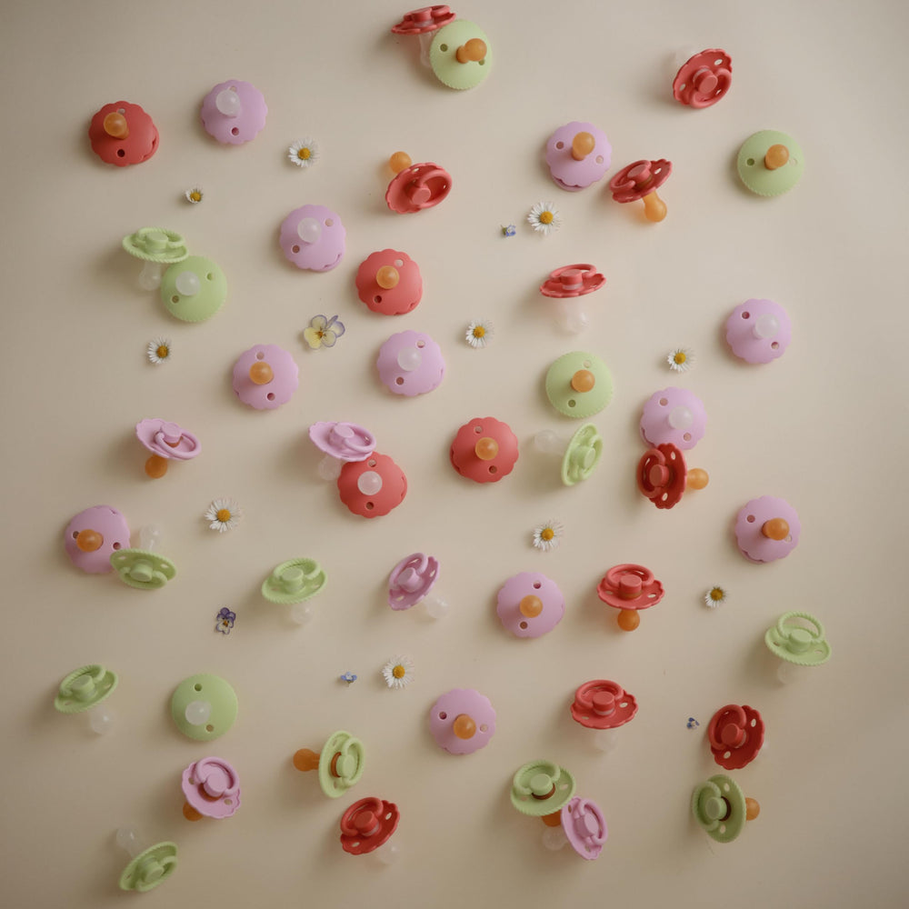 Frigg soft color collection complements baby essentials.