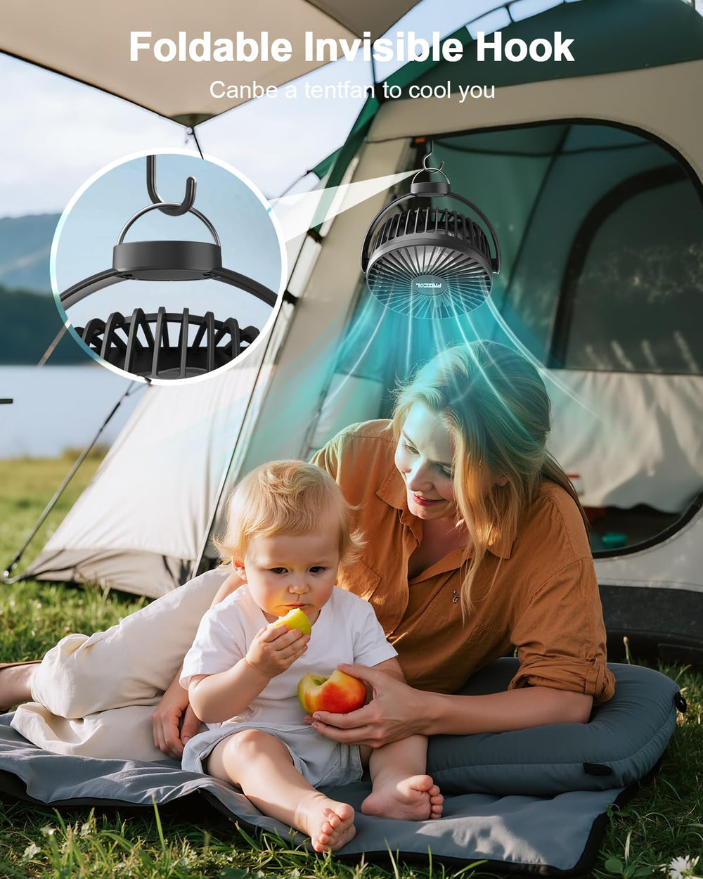 FRIZCOL built-in power bank extends device battery during outings.