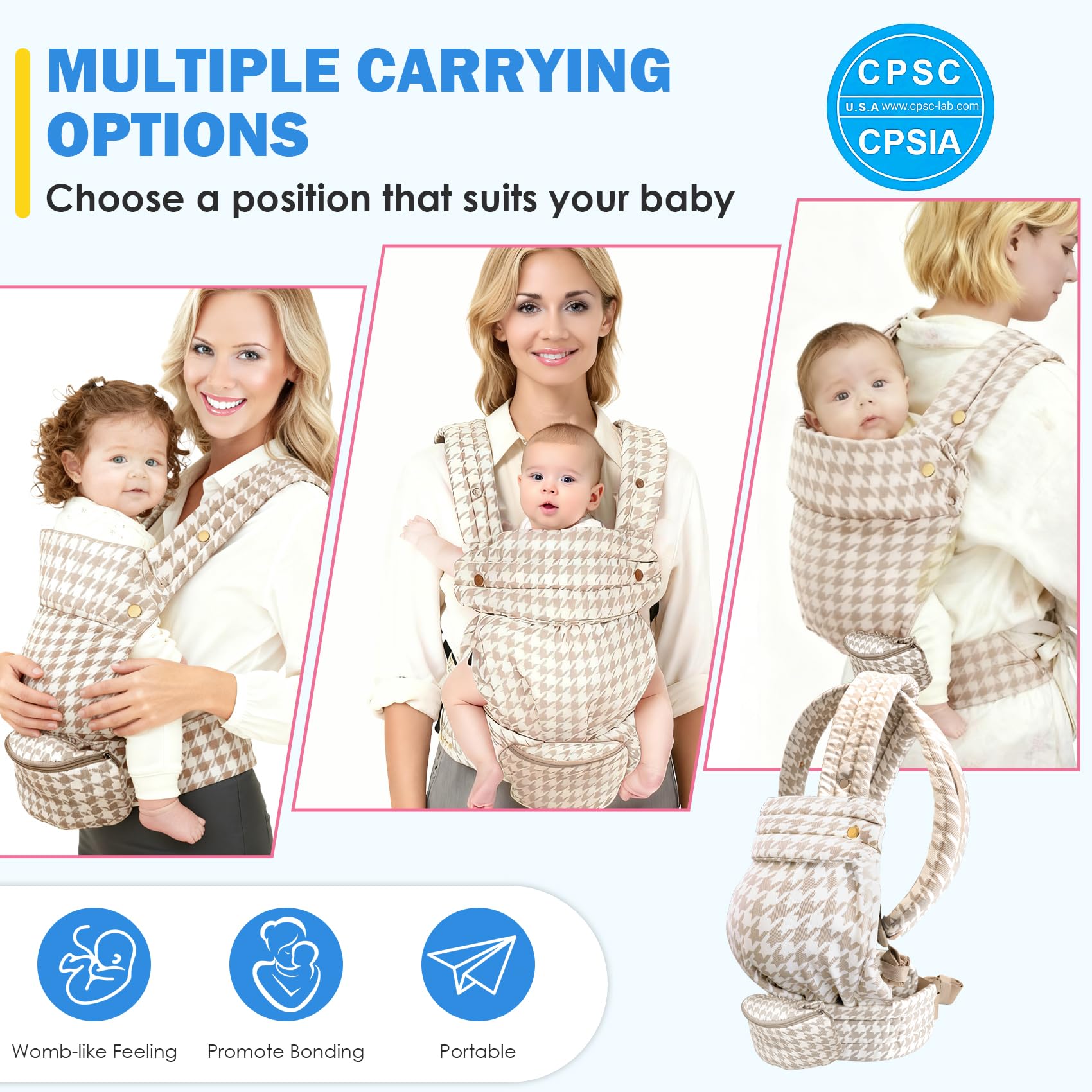 FRTUI Baby Carrier storage pouch durability for long term use