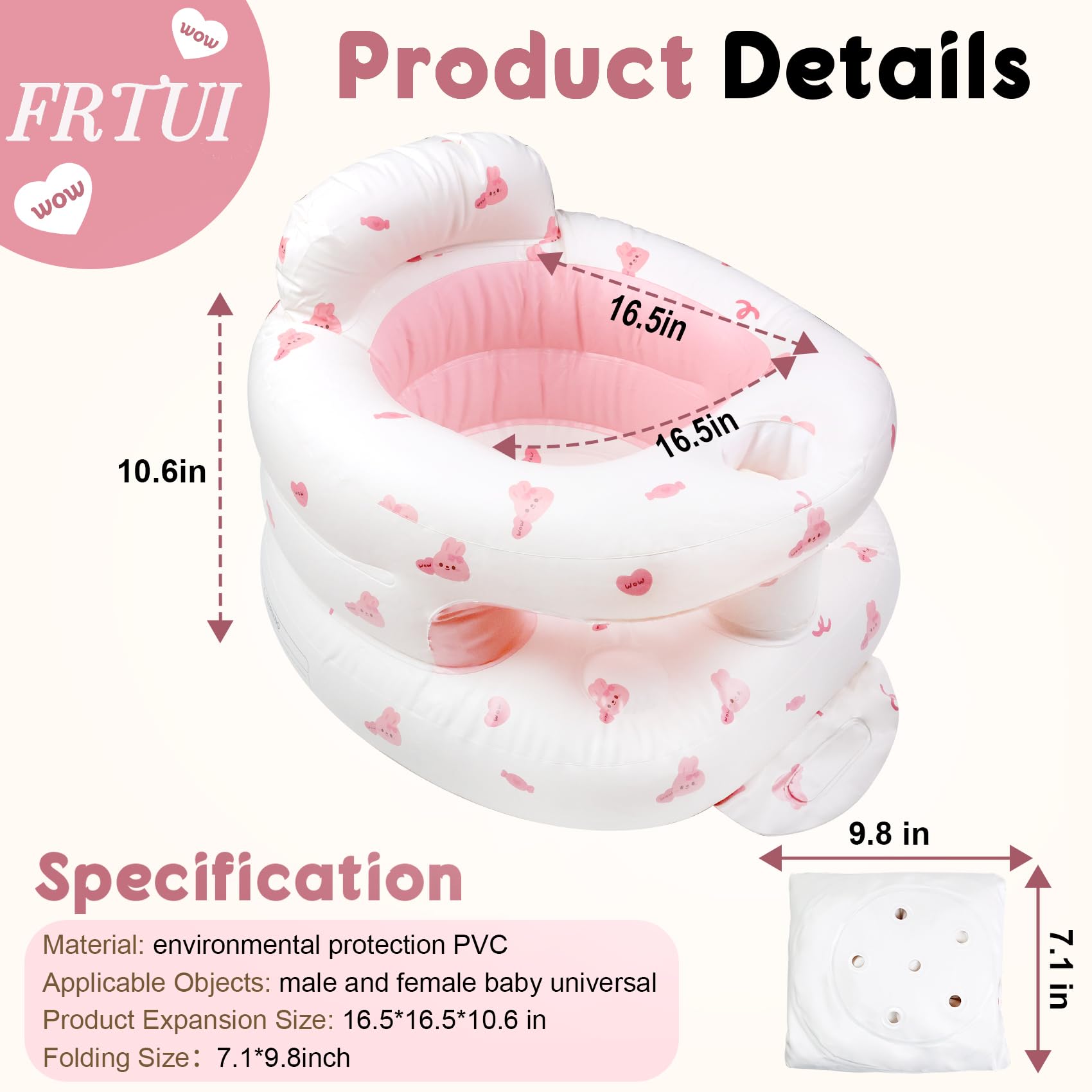 FRTUI portable design for travel and picnics with compact folding.