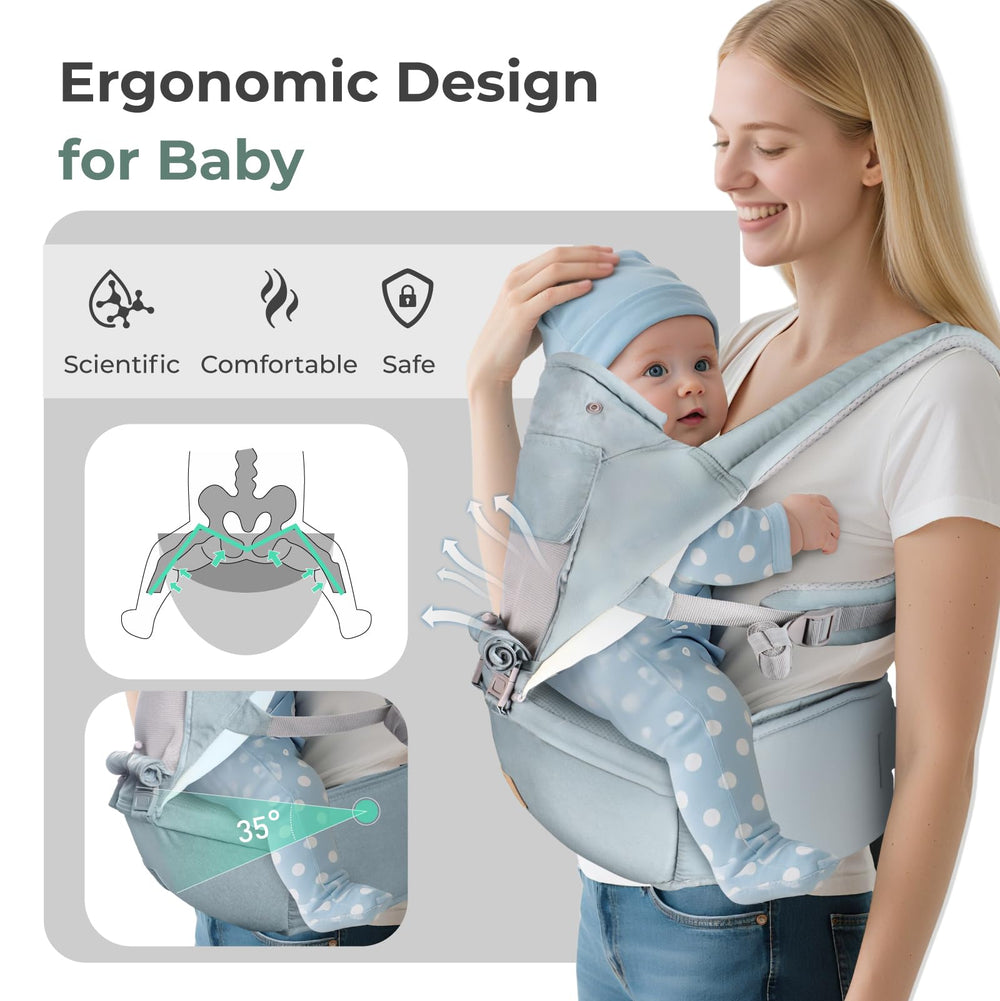 FRUITEAM breathable fabric keeps baby cool and skin friendly during long outings.