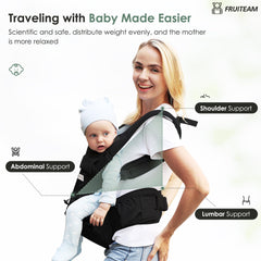 FRUITEAM newborn position supports early bonding and gentle contact.