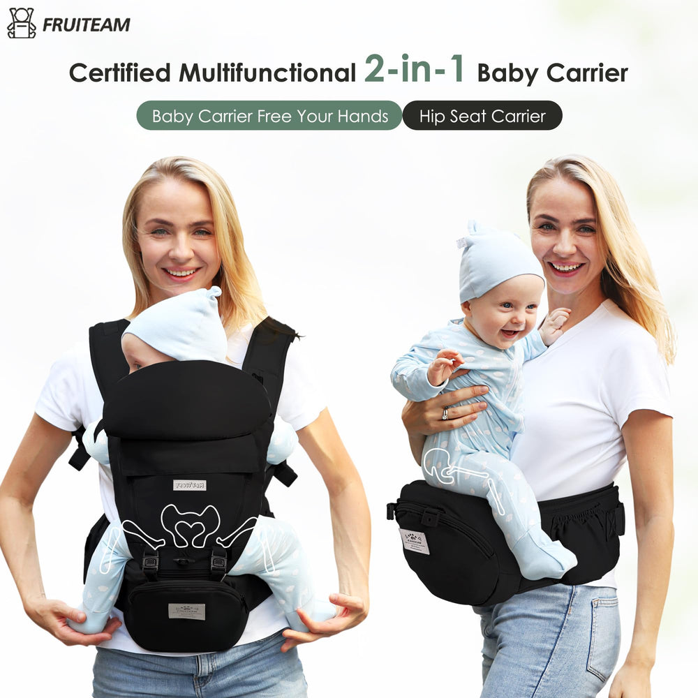 FRUITEAM adjustable straps ensure even weight distribution for comfort.