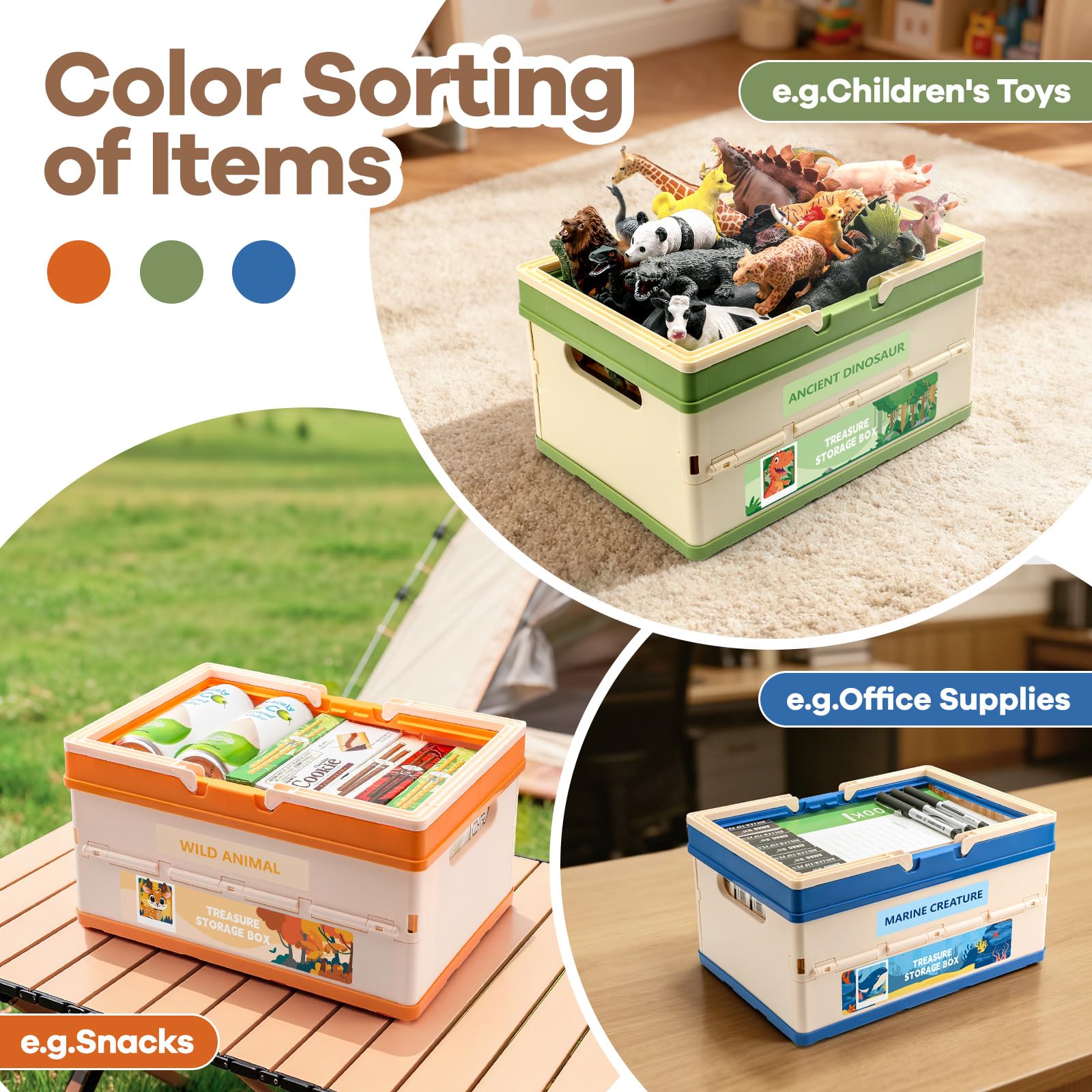 FRUSE toy storage box lid shown dustproof and waterproof to protect contents