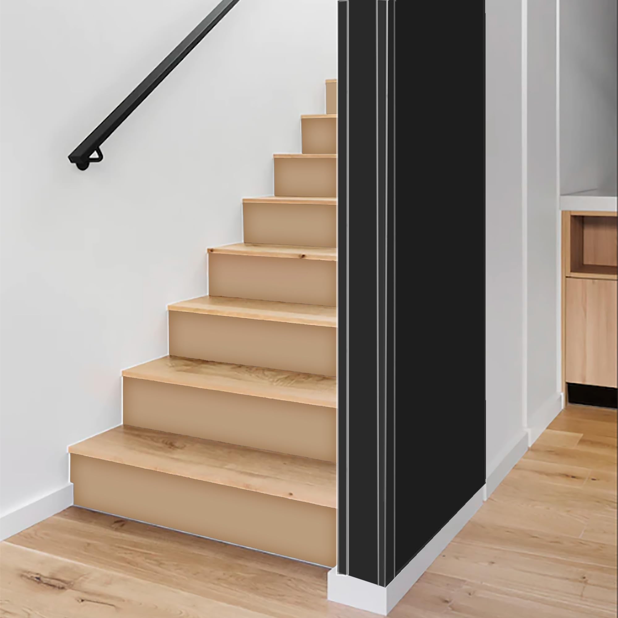 Frychee self-adhesive wall guards install quickly without tools for a tidy, safer home.