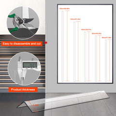 Frychee waterproof and shatterproof corner guards shield corners in bathrooms and living areas.