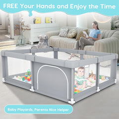 Fshibila playmat colorful front encourages crawling and exploration during playtime.