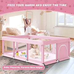 Fshibila playpen base with ten non-slip suction cups for stability