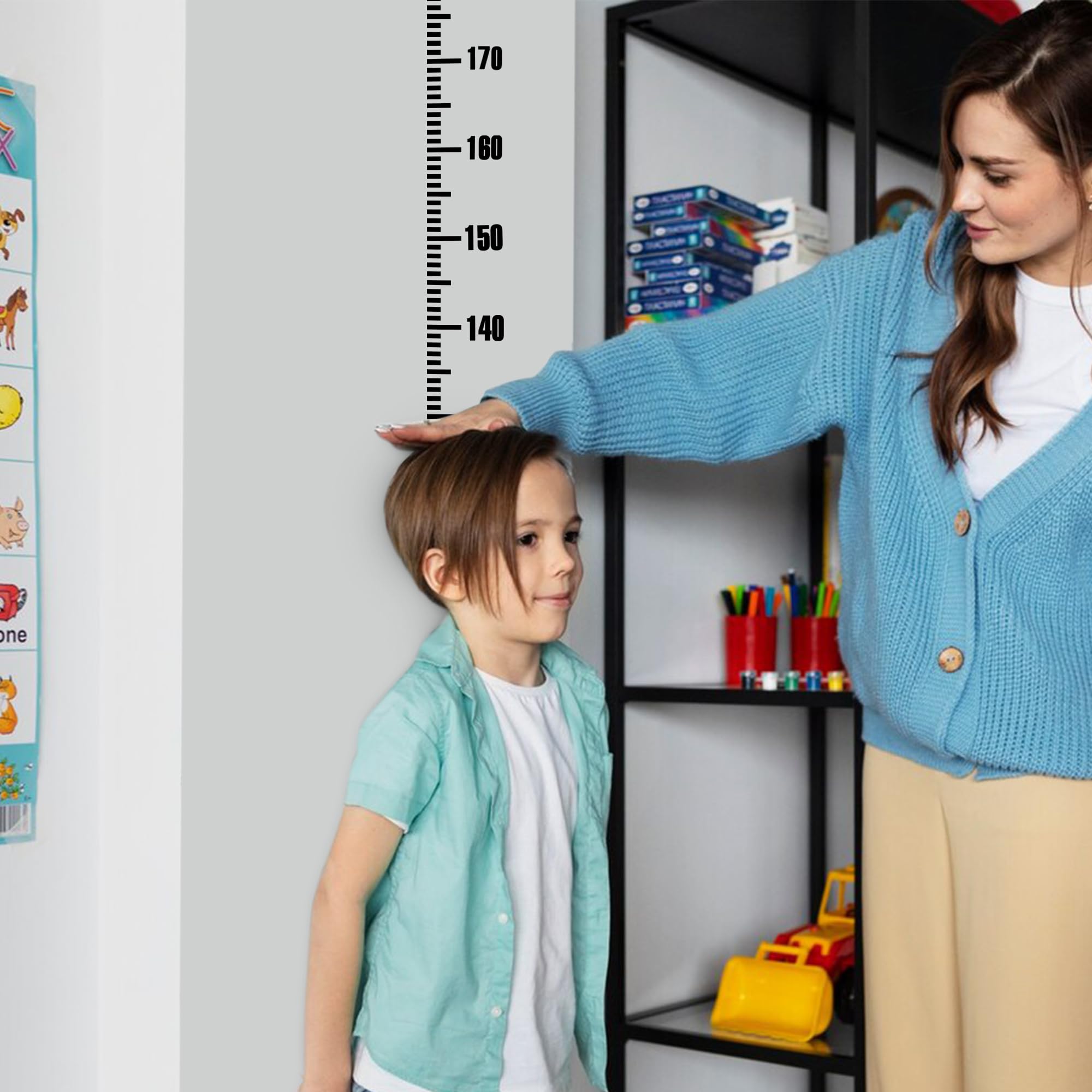 Fssqii kids bedroom decor wall sticker adding playful learning ambiance
