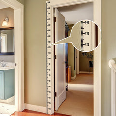 Fssqii PVC height chart wall sticker with minimalist numbers