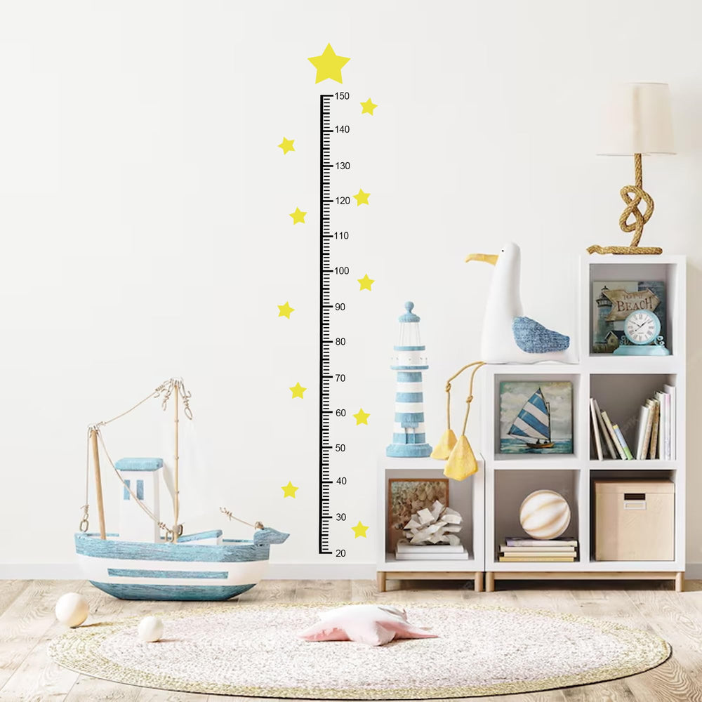 Fssqii star pattern wall decor suits kids rooms.