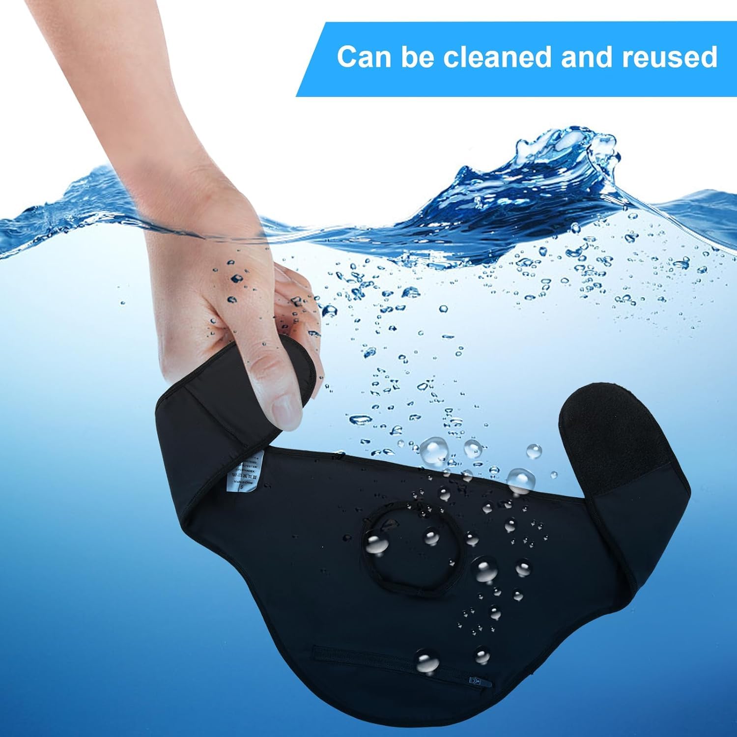 FSUHHIAD hidden zipper for discreet ostomy bag emptying