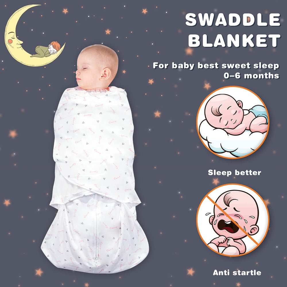 Ftikvo swaddle blanket hip-health design supports comfortable hip positioning.