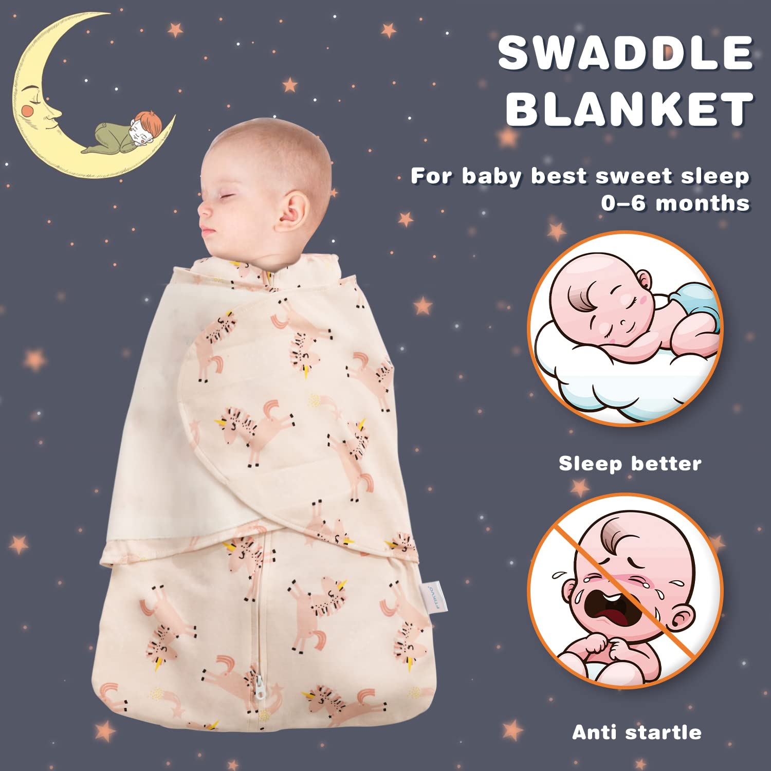Ftikvo easy-care swaddle dries quickly after washing.