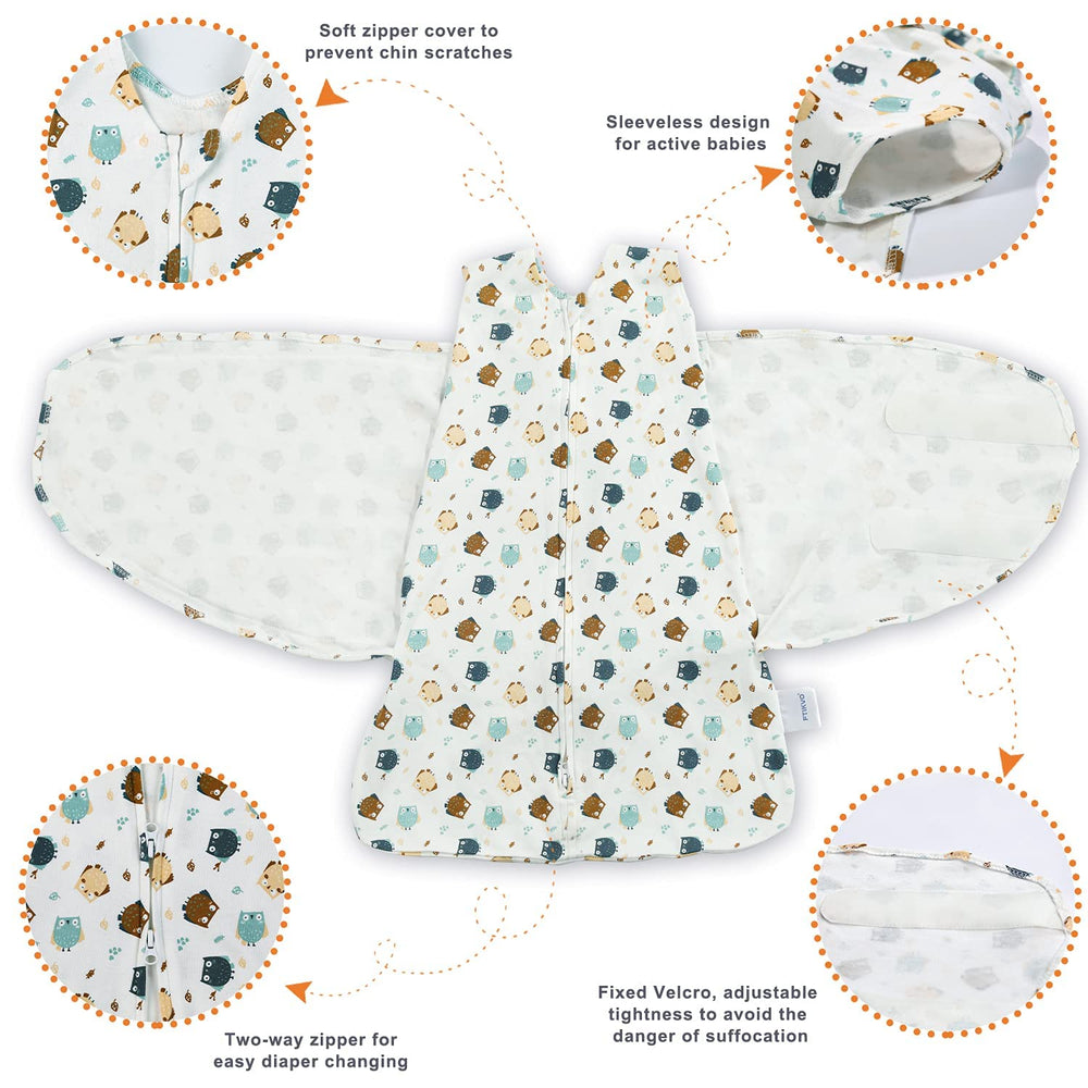 Ftikvo hip-friendly design supports leg movement for growing babies.