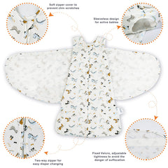 Ftikvo adjustable leg sack and Velcro provide a personalized fit