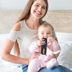 Fu Store dishwasher-safe teether set is easy to clean after meals and play.